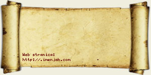 Velislava Backović vizit kartica